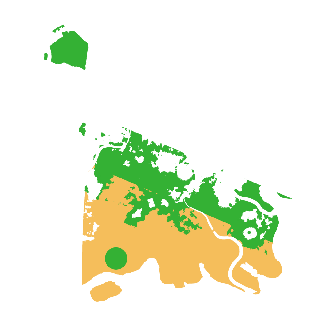 Biome Rust Map: Procedural Map, Size: 3800, Seed: 3891191
