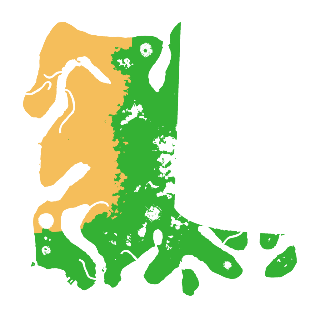 Biome Rust Map: Procedural Map, Size: 3700, Seed: 1135859