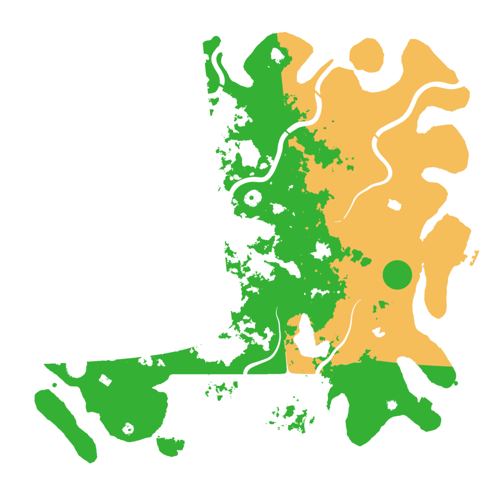 Biome Rust Map: Procedural Map, Size: 4500, Seed: 3350800