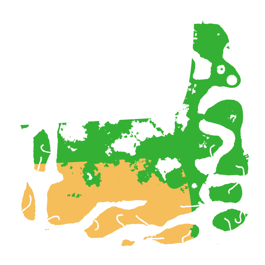 Biome Rust Map: Procedural Map, Size: 4500, Seed: 1916888