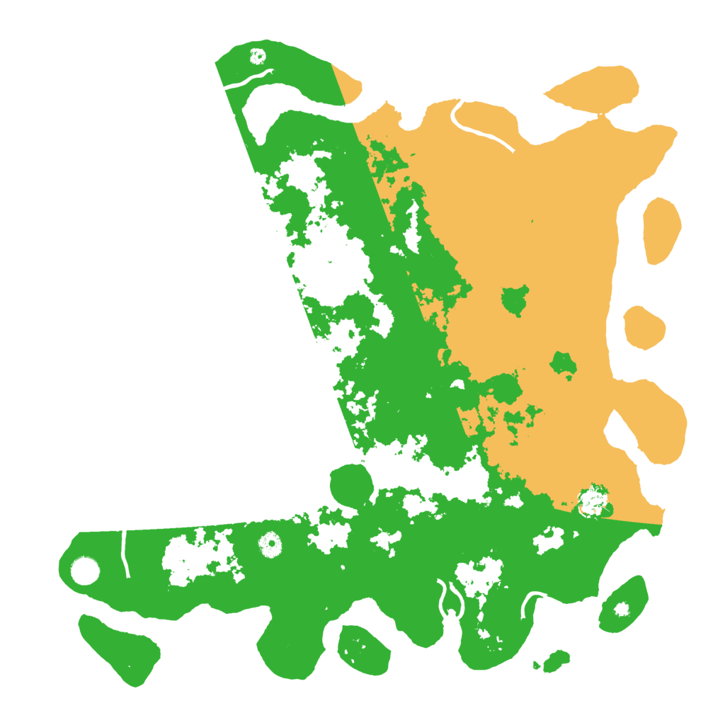 Biome Rust Map: Procedural Map, Size: 4500, Seed: 843040