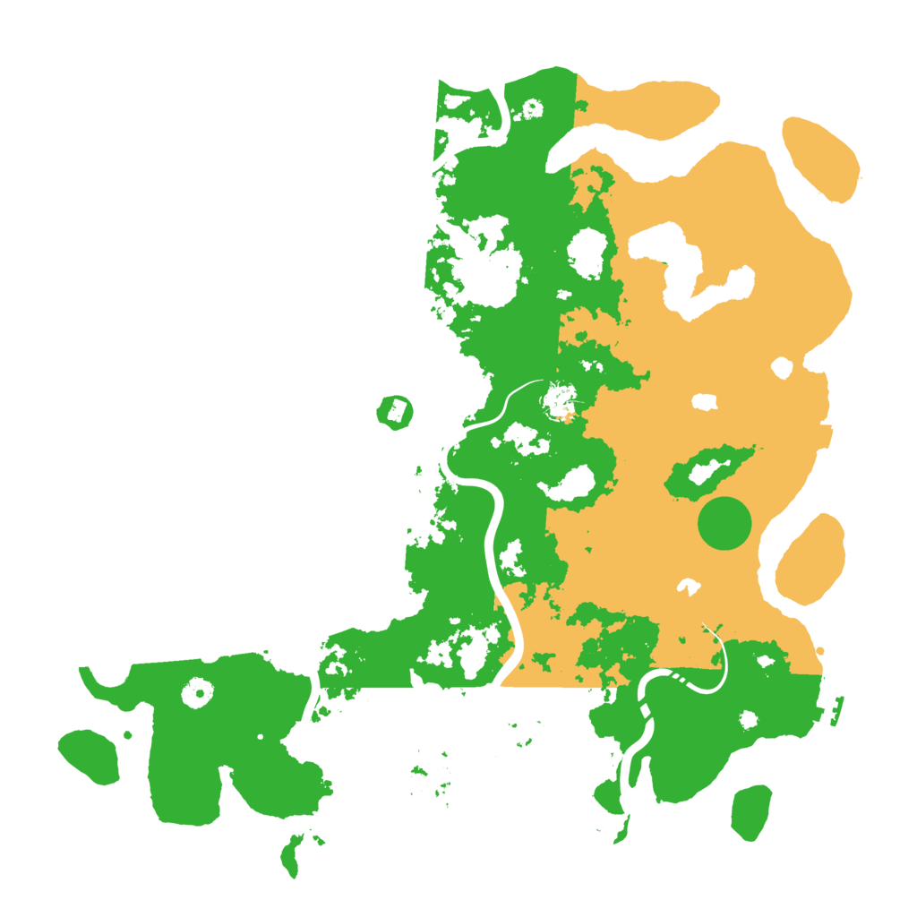 Biome Rust Map: Procedural Map, Size: 4500, Seed: 1928637