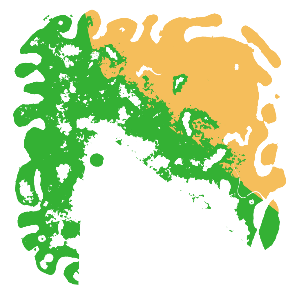 Biome Rust Map: Procedural Map, Size: 6000, Seed: 428405871