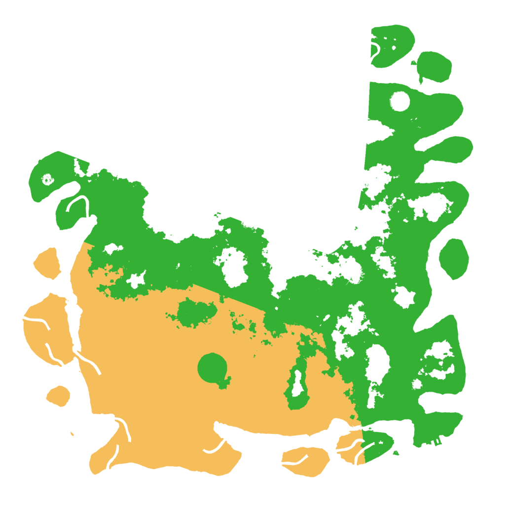 Biome Rust Map: Procedural Map, Size: 4500, Seed: 505800