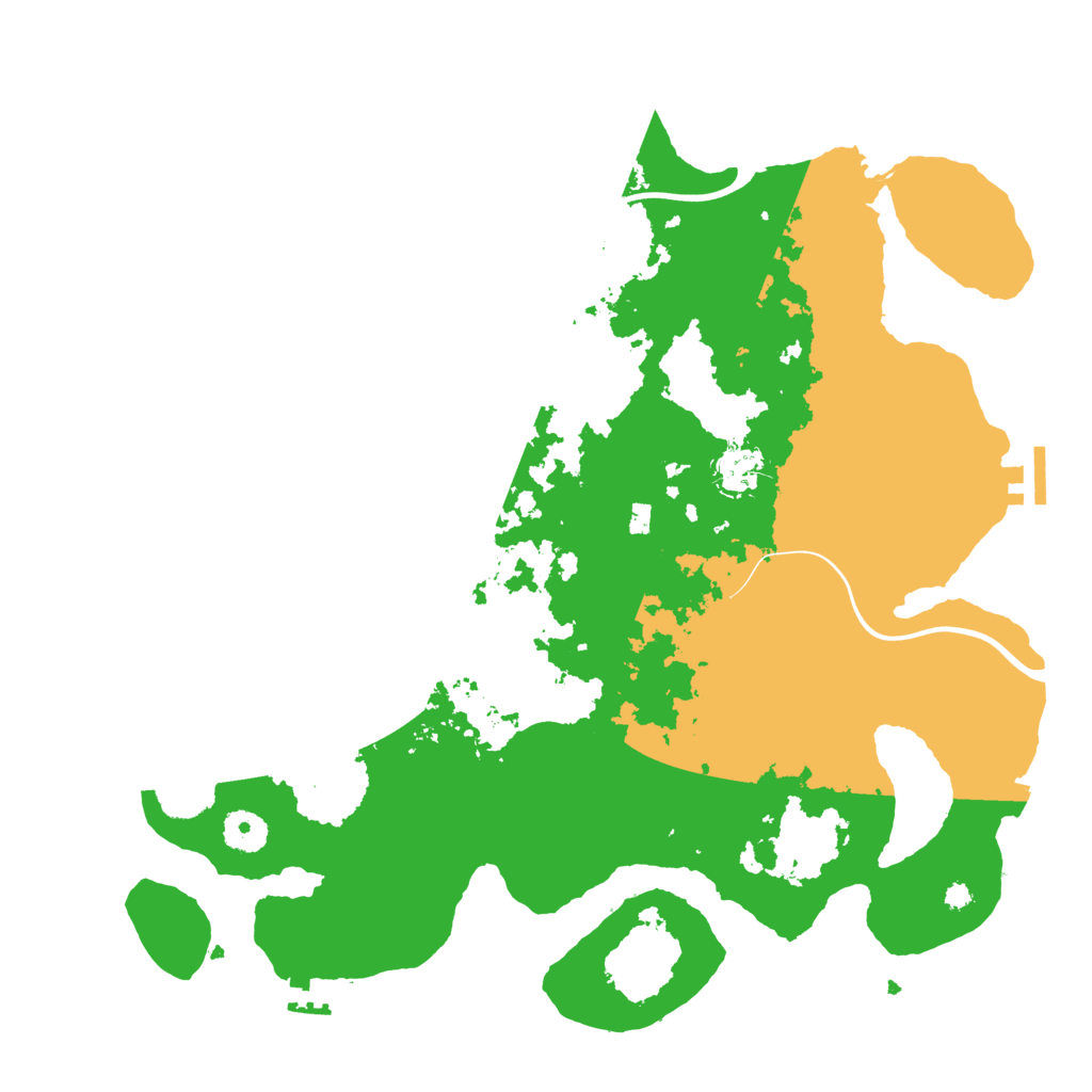 Biome Rust Map: Procedural Map, Size: 3800, Seed: 3034006