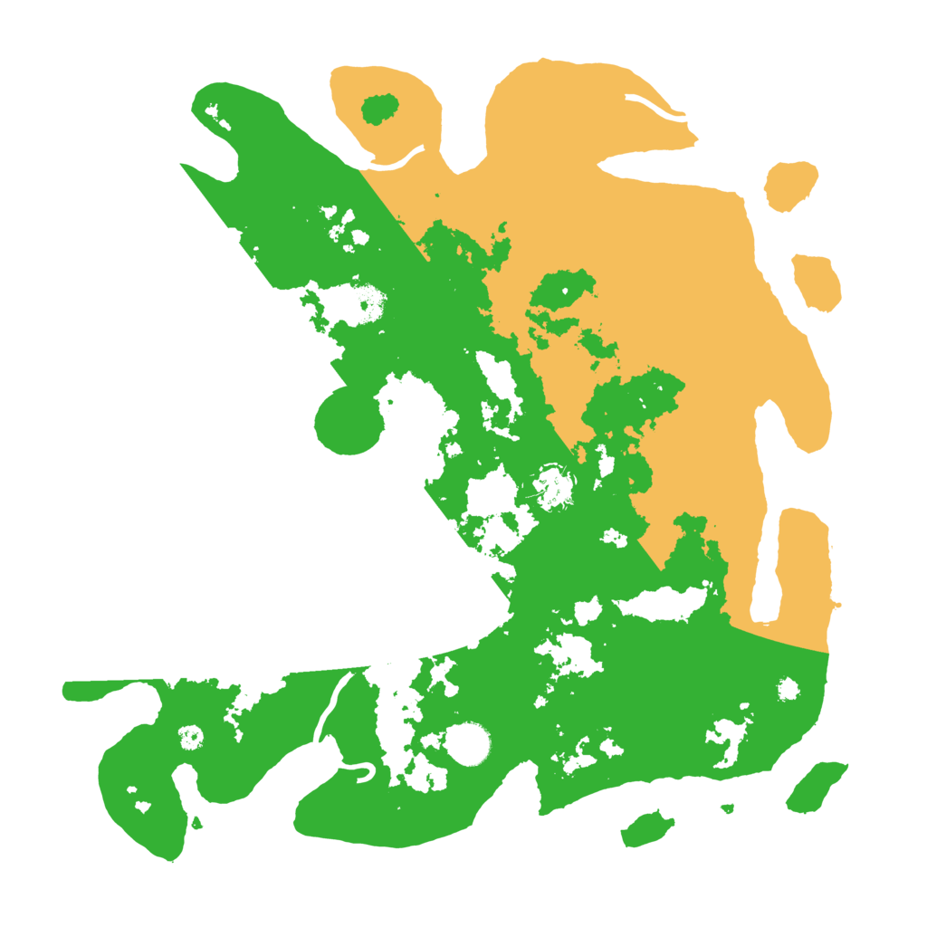 Biome Rust Map: Procedural Map, Size: 3800, Seed: 107110