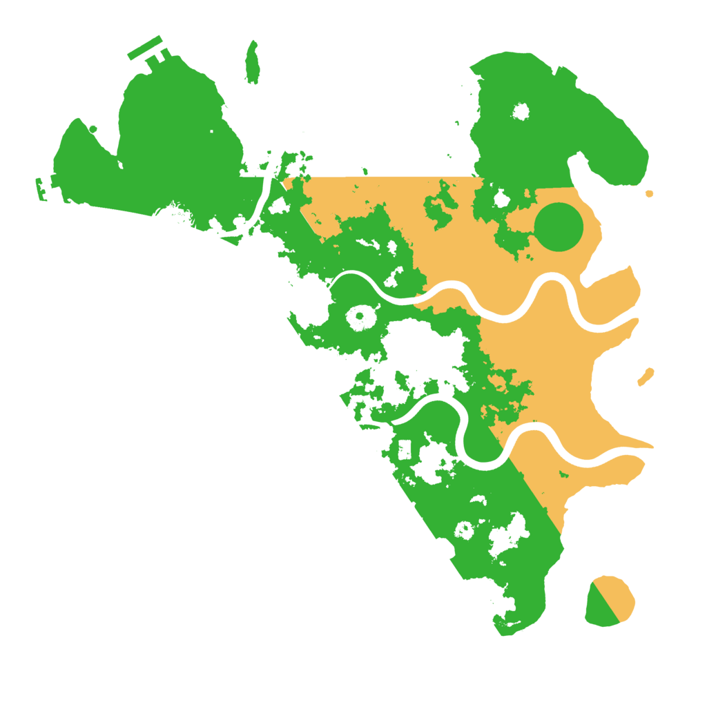 Biome Rust Map: Procedural Map, Size: 3800, Seed: 2425847