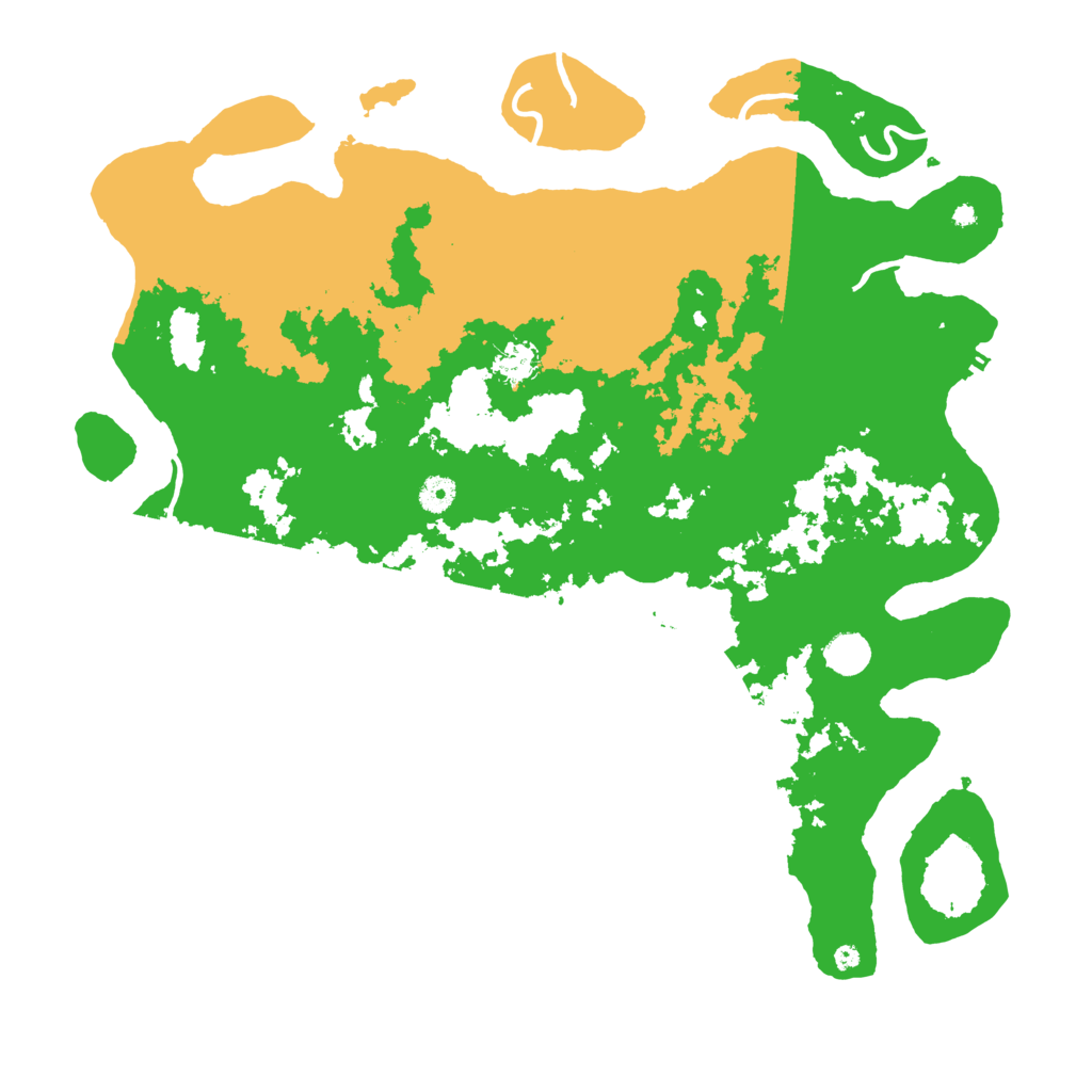 Biome Rust Map: Procedural Map, Size: 4500, Seed: 3643814