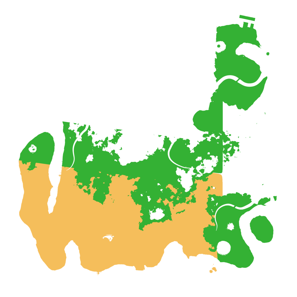 Biome Rust Map: Procedural Map, Size: 3800, Seed: 852327