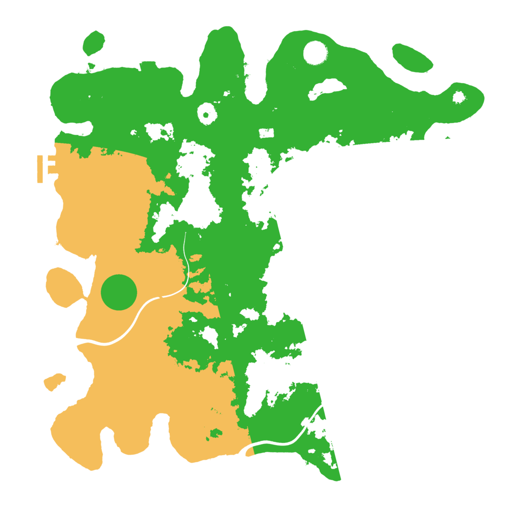 Biome Rust Map: Procedural Map, Size: 3800, Seed: 2756133