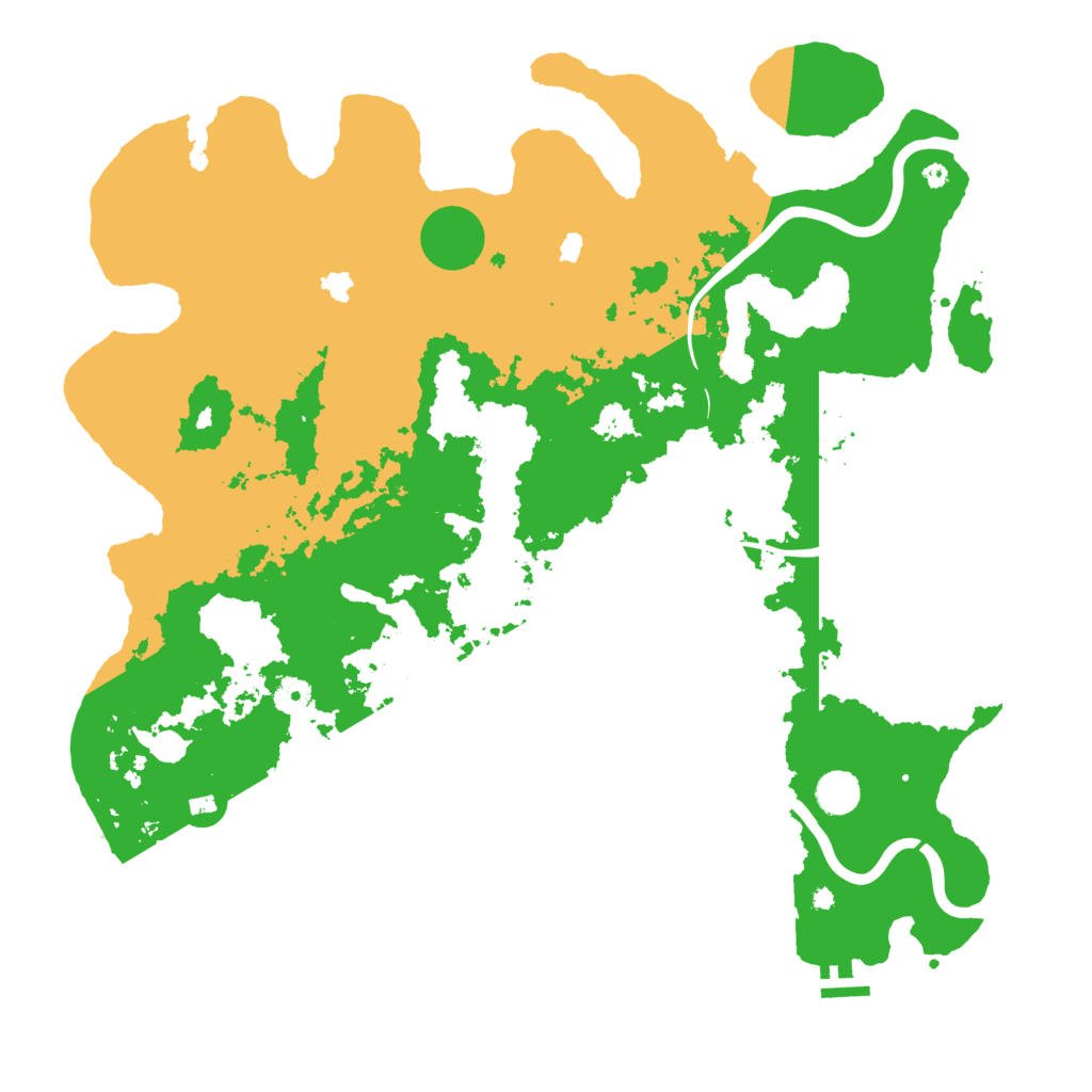 Biome Rust Map: Procedural Map, Size: 4500, Seed: 2344014