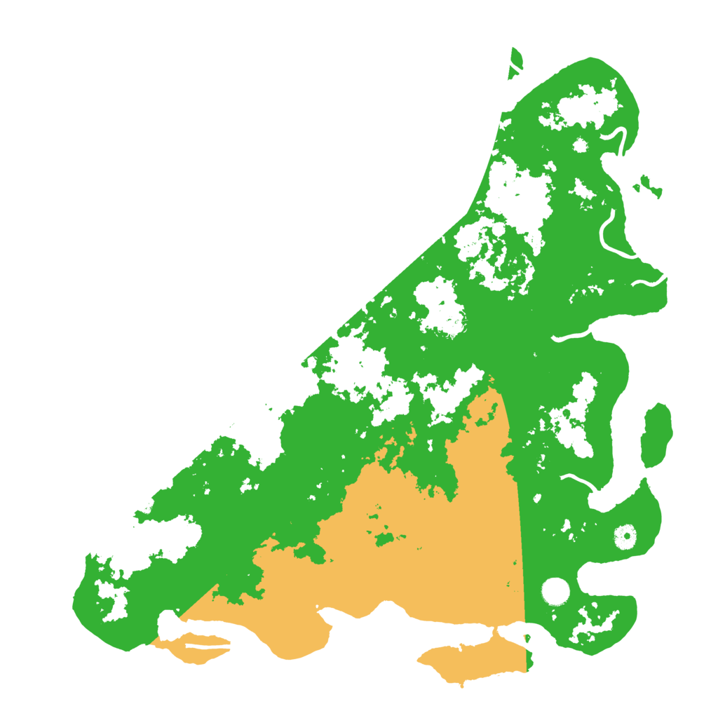 Biome Rust Map: Procedural Map, Size: 4500, Seed: 4030480