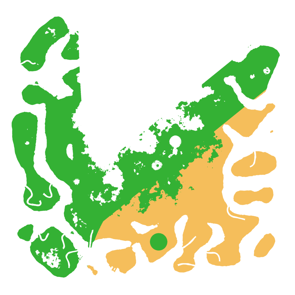 Biome Rust Map: Procedural Map, Size: 4500, Seed: 4638052