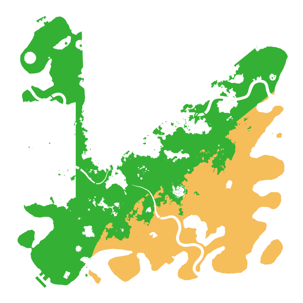 Biome Rust Map: Procedural Map, Size: 4500, Seed: 4638052