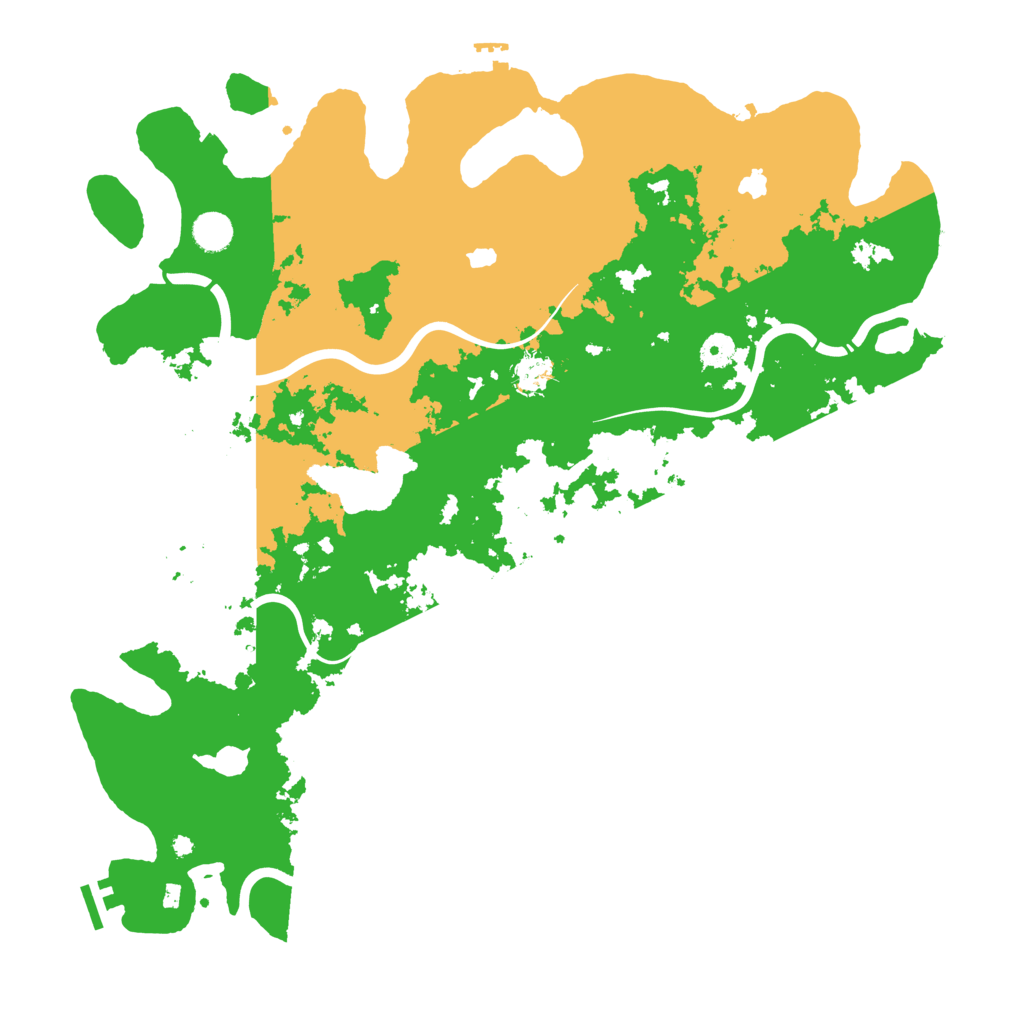 Biome Rust Map: Procedural Map, Size: 4500, Seed: 1094940