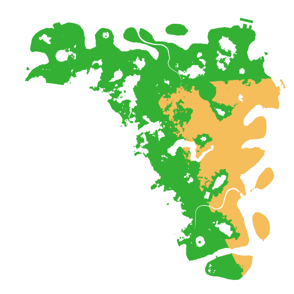 Biome Rust Map: Procedural Map, Size: 4500, Seed: 3037355
