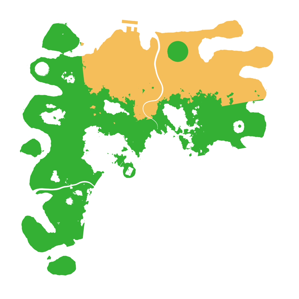 Biome Rust Map: Procedural Map, Size: 3800, Seed: 5951104