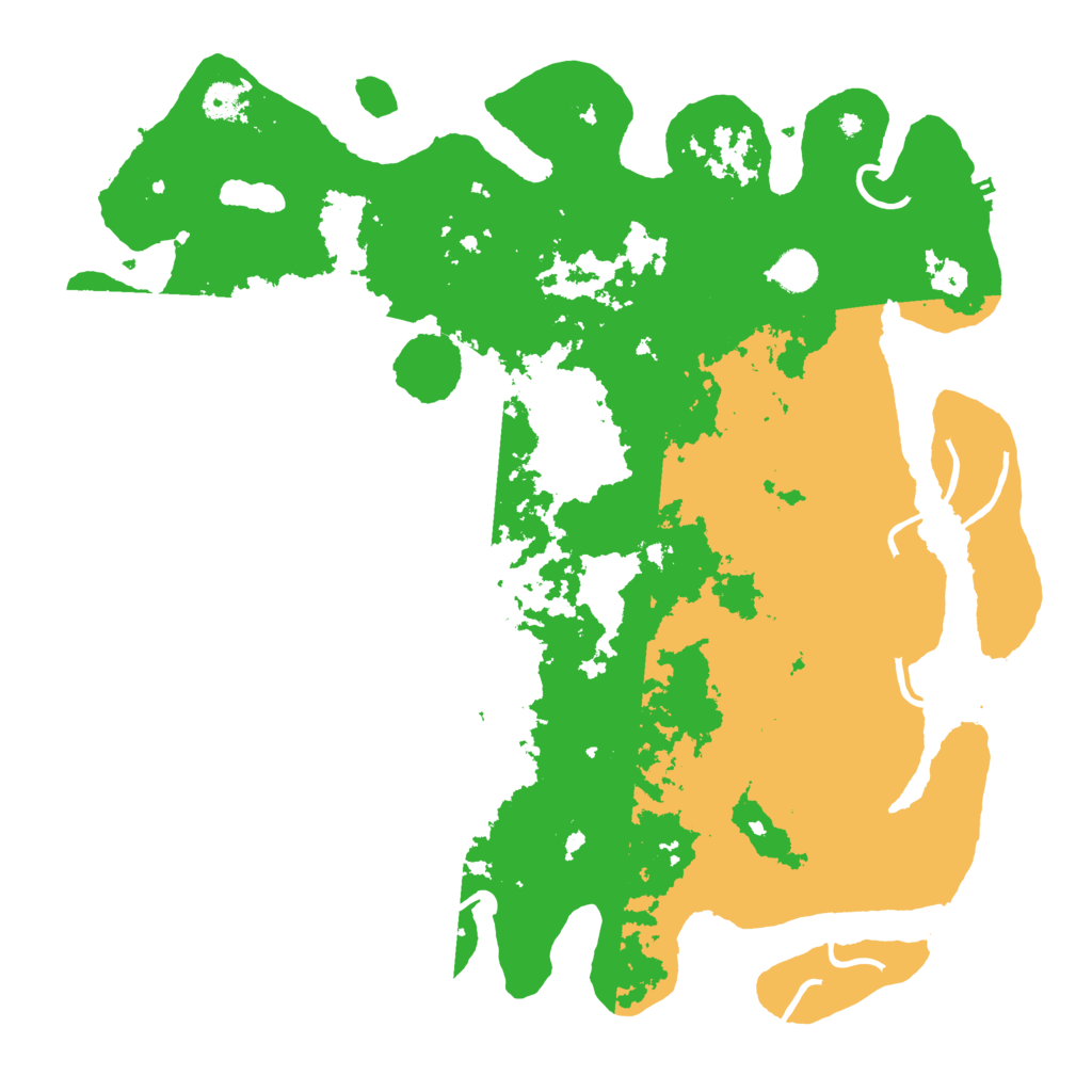 Biome Rust Map: Procedural Map, Size: 4500, Seed: 2296489