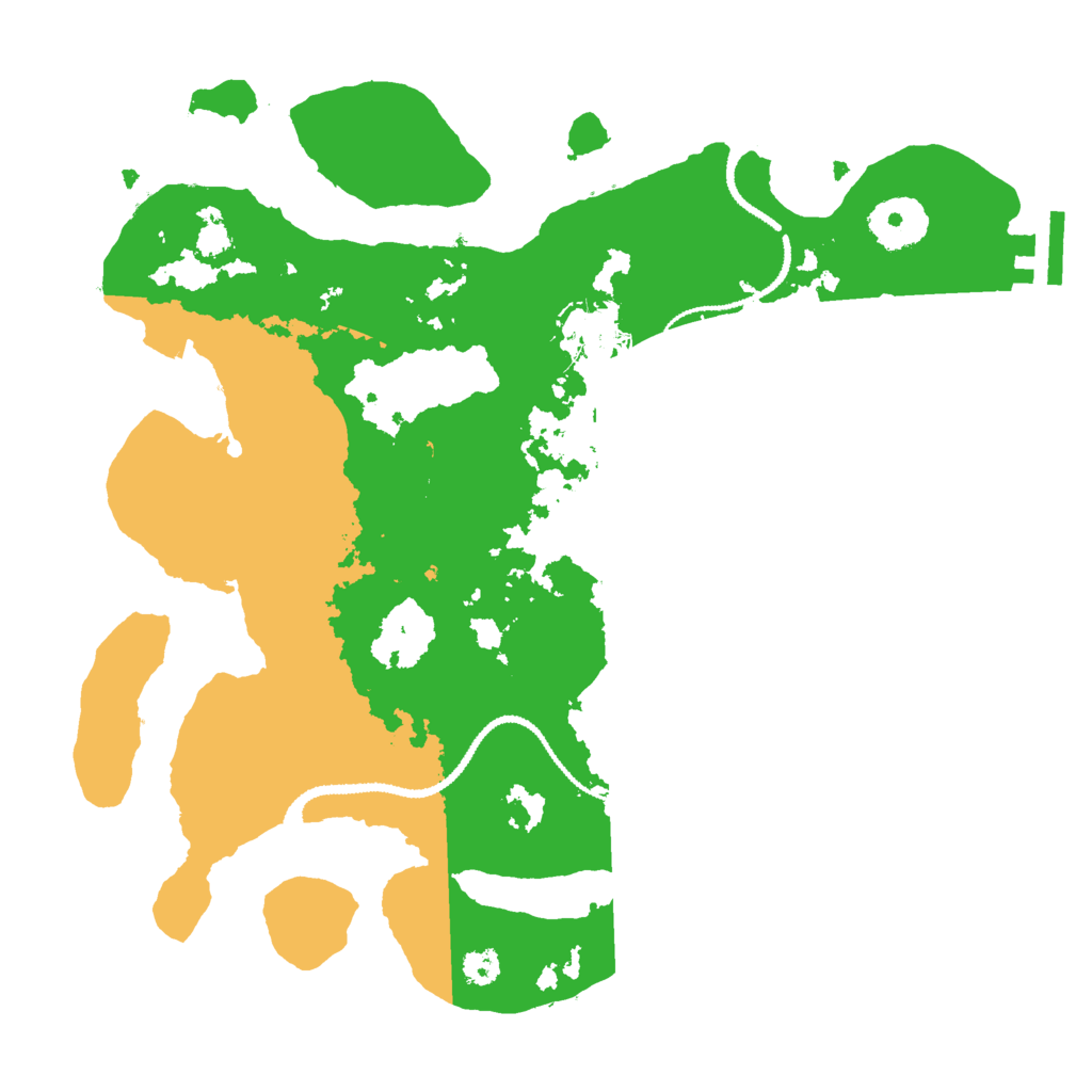 Biome Rust Map: Procedural Map, Size: 3000, Seed: 4179152