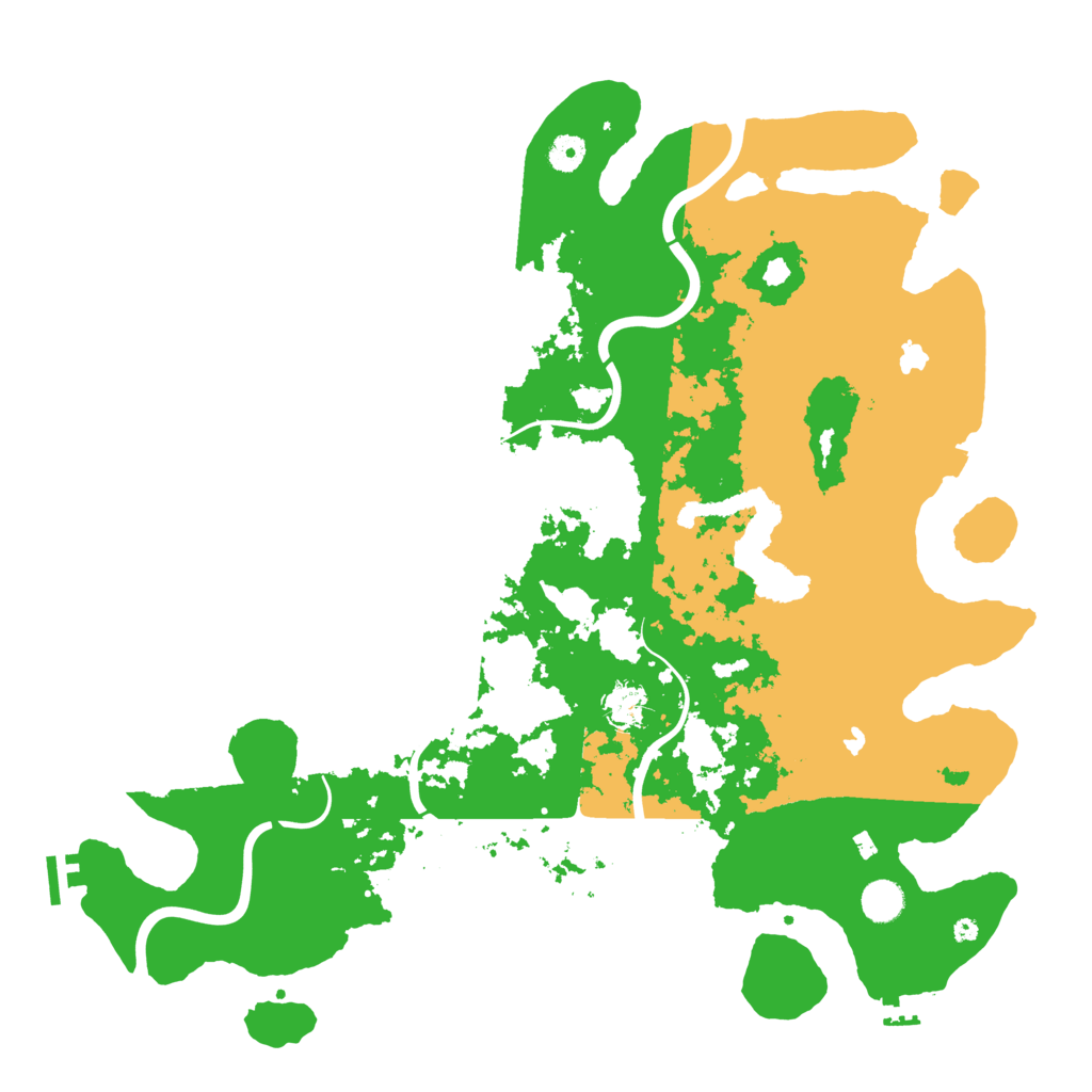 Biome Rust Map: Procedural Map, Size: 4500, Seed: 3599792