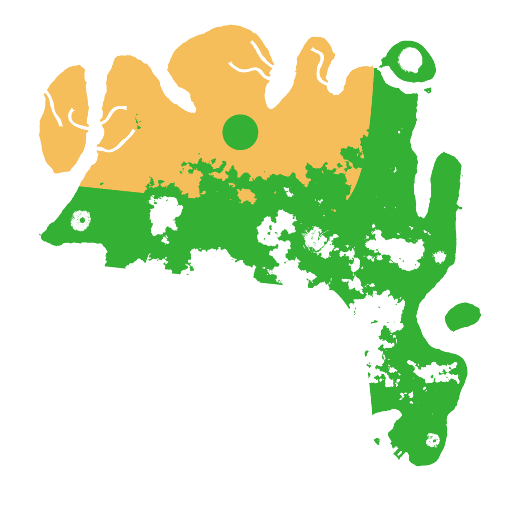 Biome Rust Map: Procedural Map, Size: 3800, Seed: 4718579