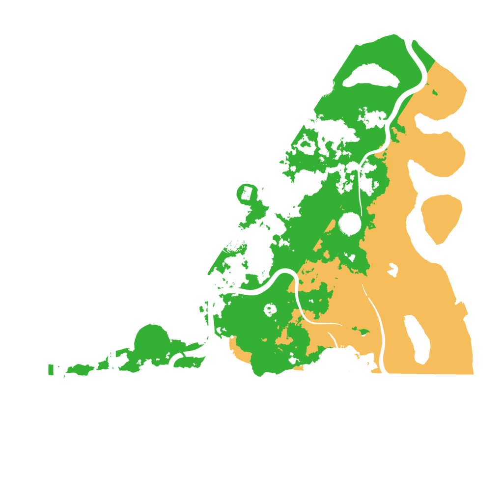 Biome Rust Map: Procedural Map, Size: 4000, Seed: 24563
