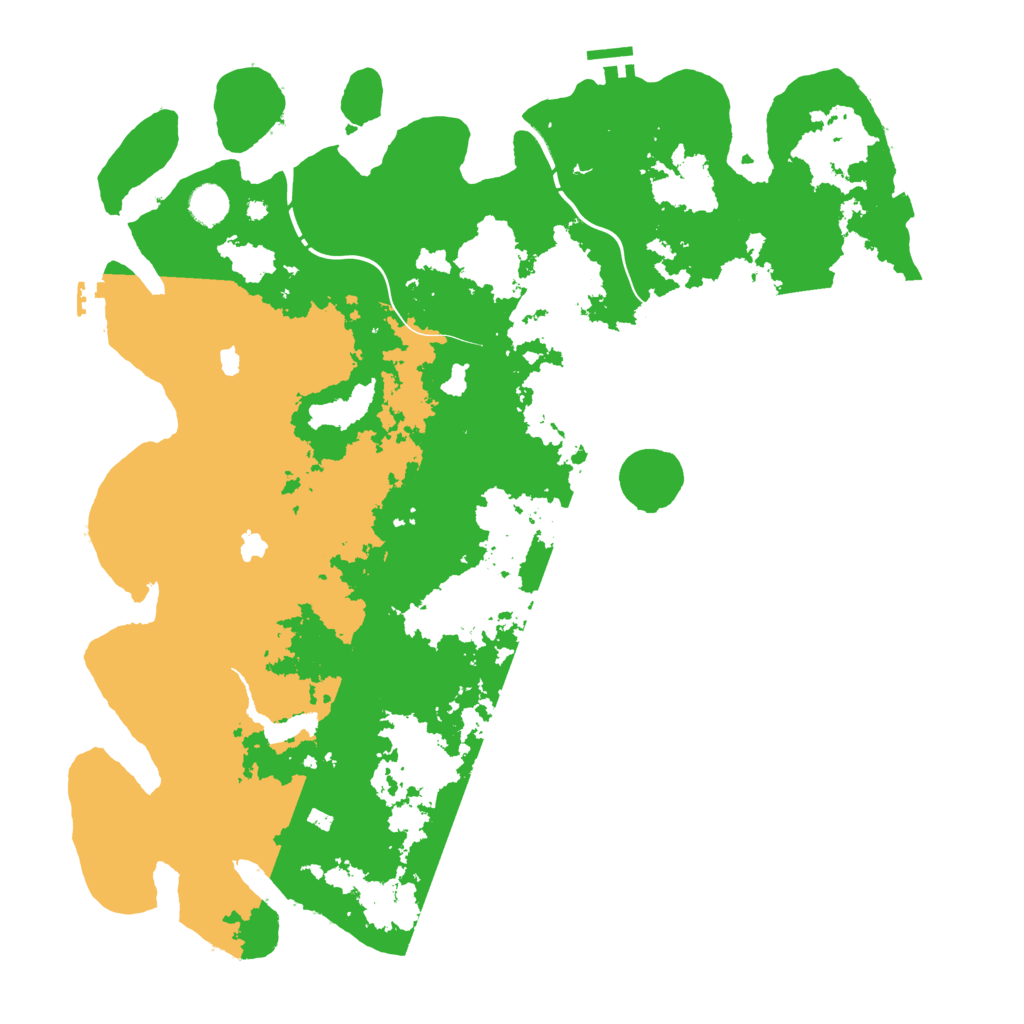 Biome Rust Map: Procedural Map, Size: 4500, Seed: 1238501