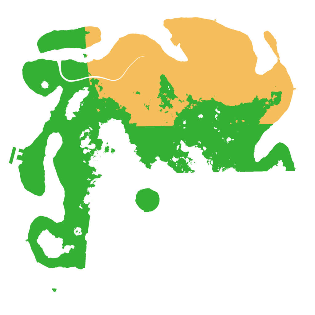 Biome Rust Map: Procedural Map, Size: 3800, Seed: 3967514