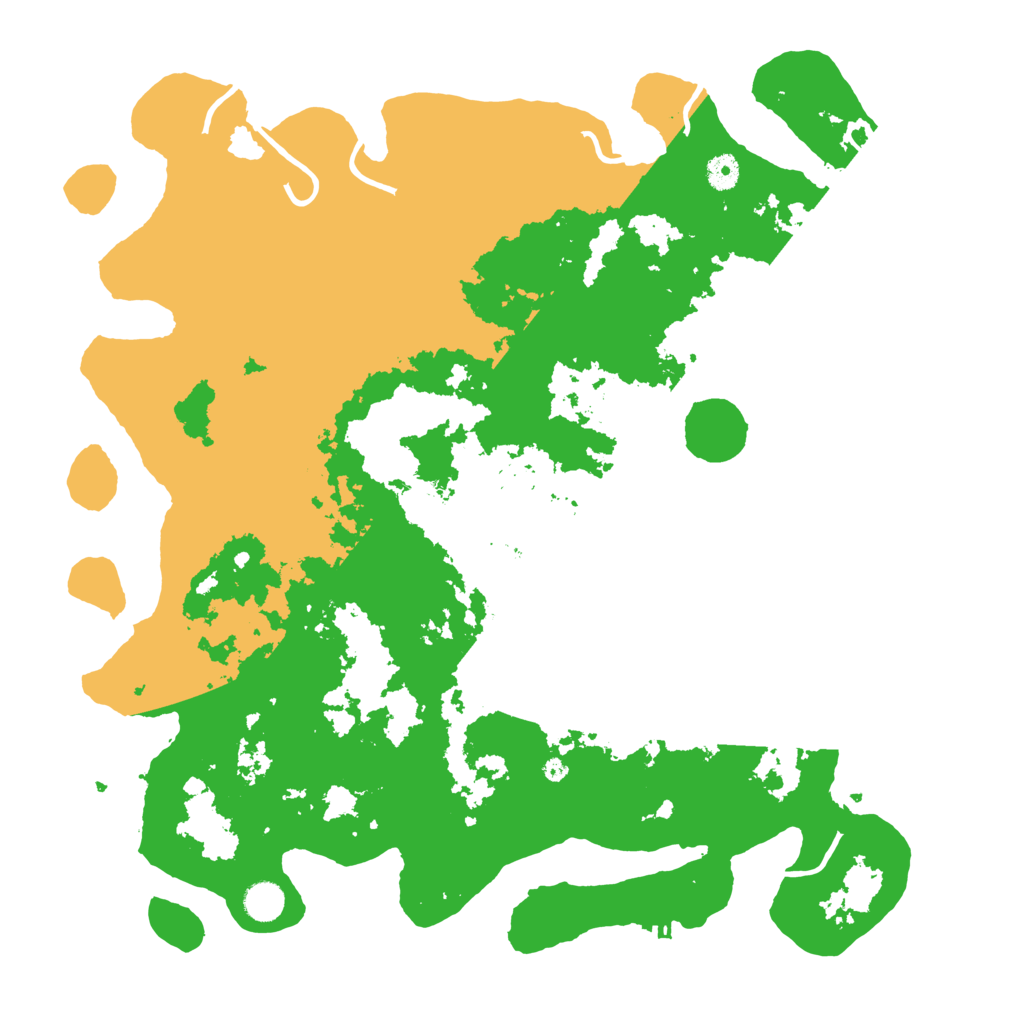 Biome Rust Map: Procedural Map, Size: 4500, Seed: 3617524