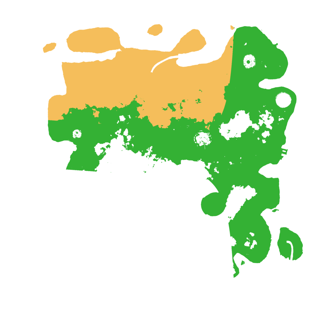 Biome Rust Map: Procedural Map, Size: 3700, Seed: 6069430