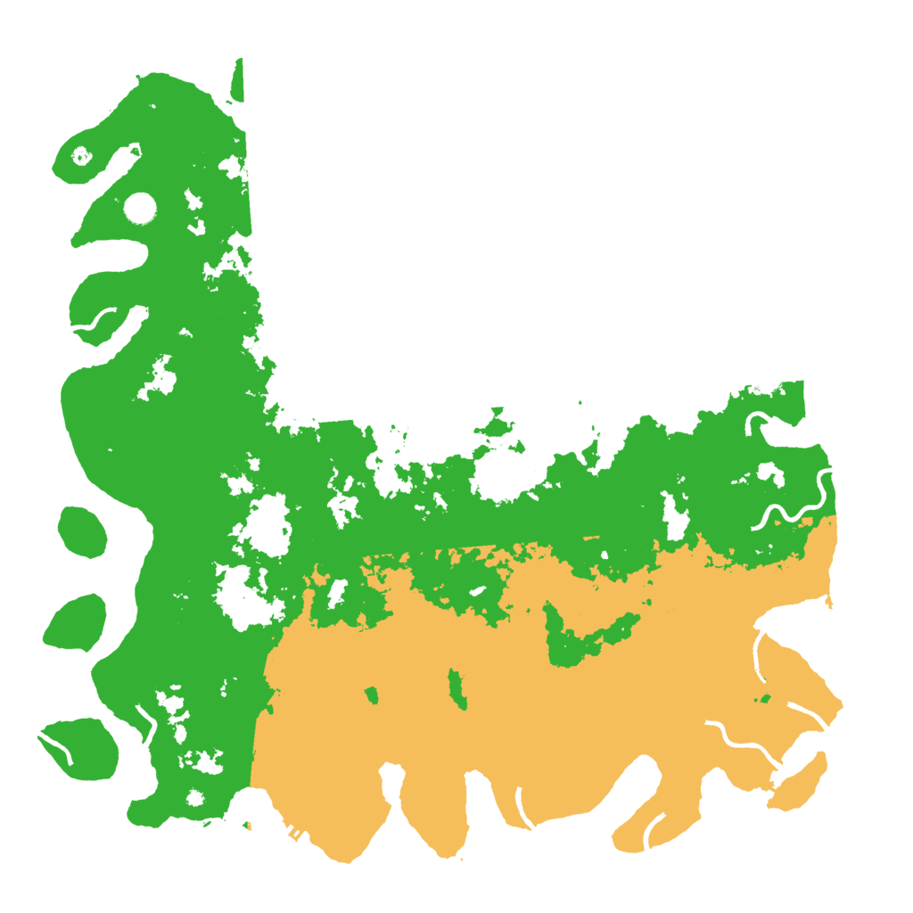 Biome Rust Map: Procedural Map, Size: 5000, Seed: 86827425