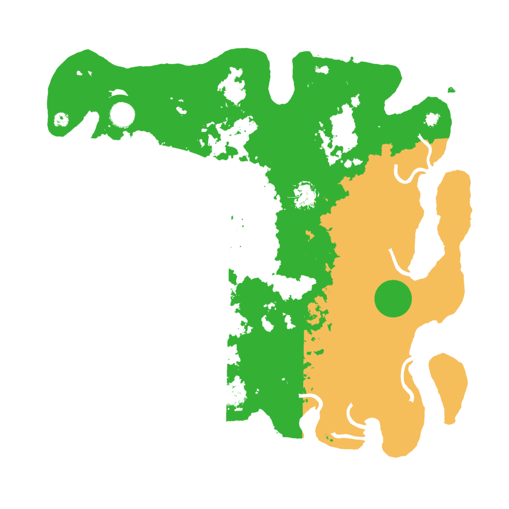 Biome Rust Map: Procedural Map, Size: 3600, Seed: 157007