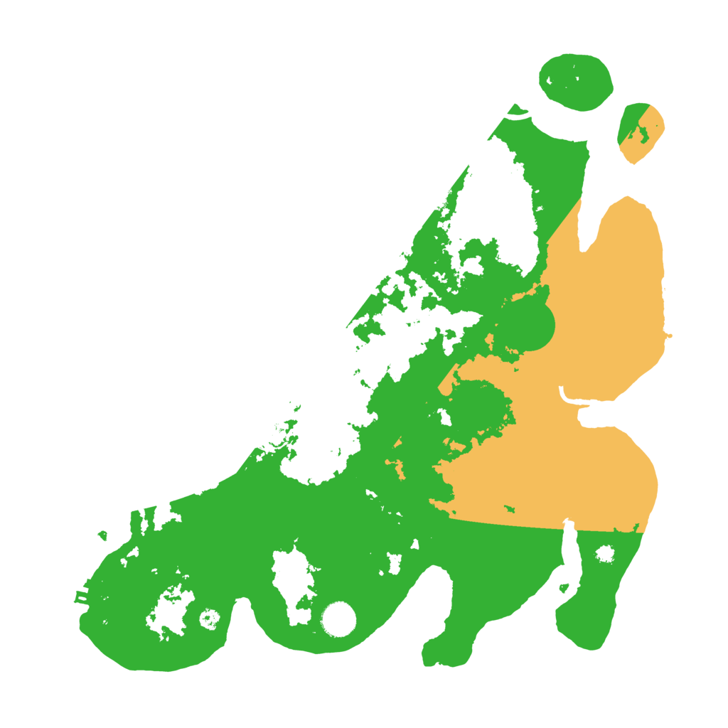 Biome Rust Map: Procedural Map, Size: 3700, Seed: 963809