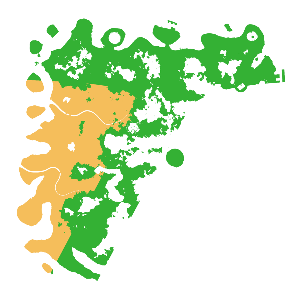 Biome Rust Map: Procedural Map, Size: 4500, Seed: 541271