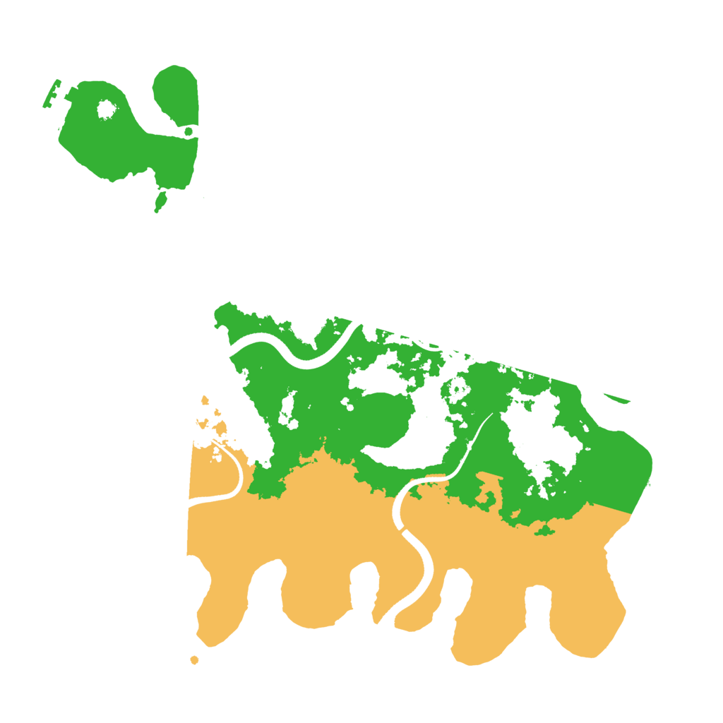 Biome Rust Map: Procedural Map, Size: 3500, Seed: 115924