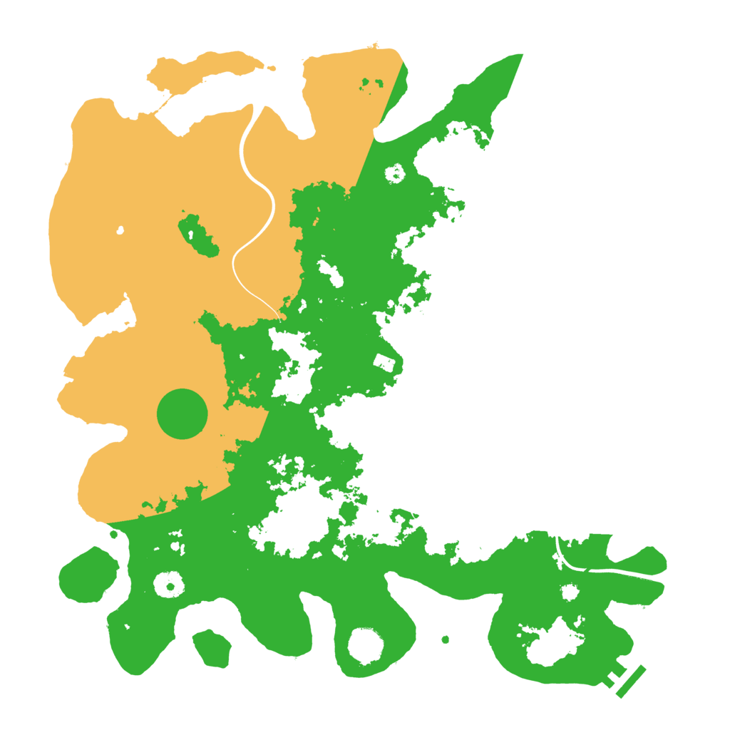 Biome Rust Map: Procedural Map, Size: 3800, Seed: 2457256