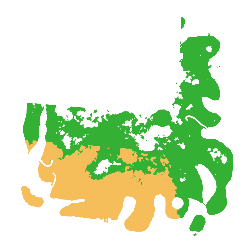 Biome Rust Map: Procedural Map, Size: 3800, Seed: 1250229