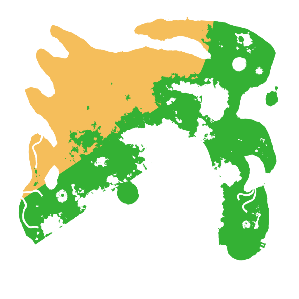 Biome Rust Map: Procedural Map, Size: 3800, Seed: 5622002