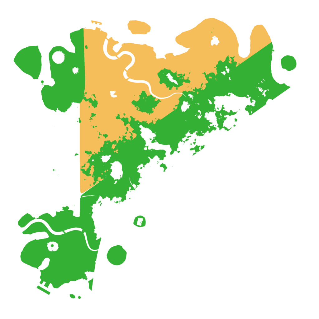 Biome Rust Map: Procedural Map, Size: 4500, Seed: 4337911