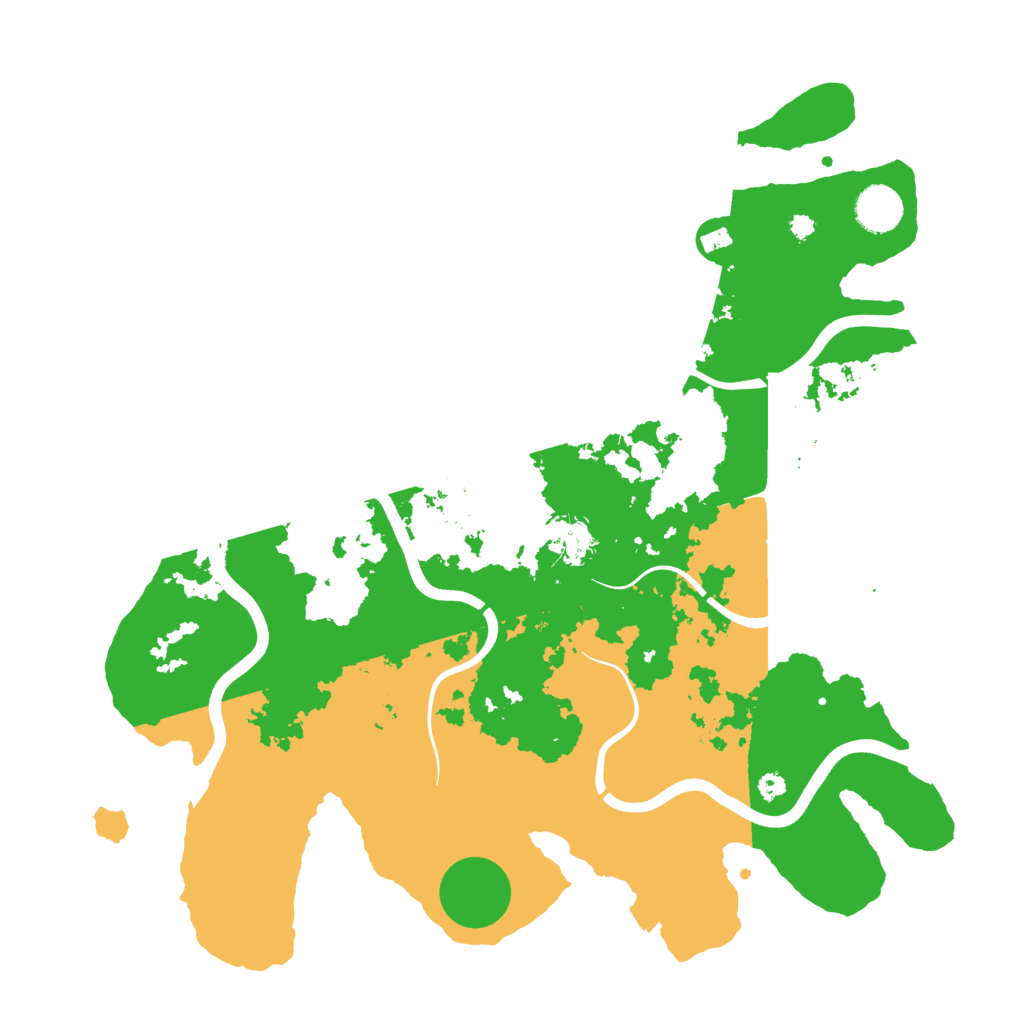 Biome Rust Map: Procedural Map, Size: 3800, Seed: 3419762