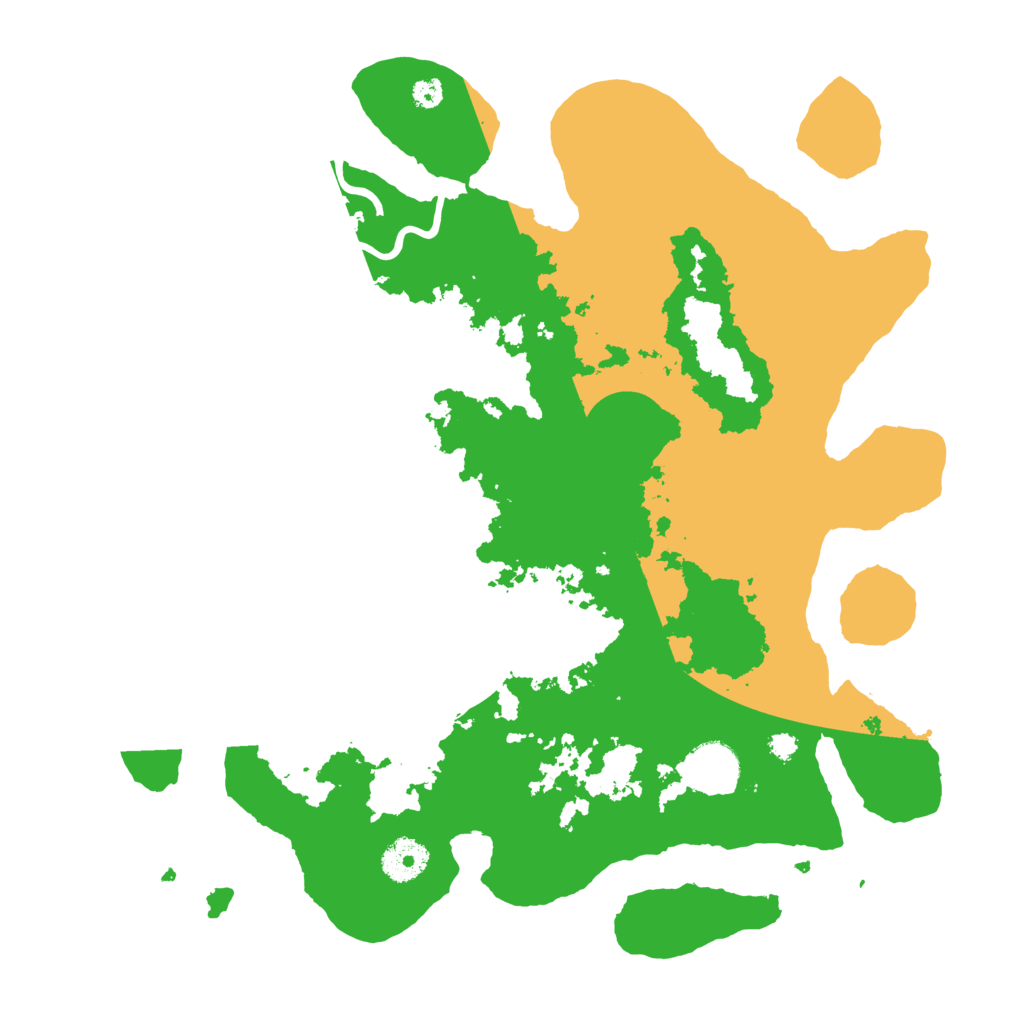 Biome Rust Map: Procedural Map, Size: 3500, Seed: 6148482