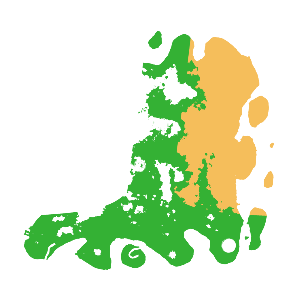 Biome Rust Map: Procedural Map, Size: 3700, Seed: 4643196