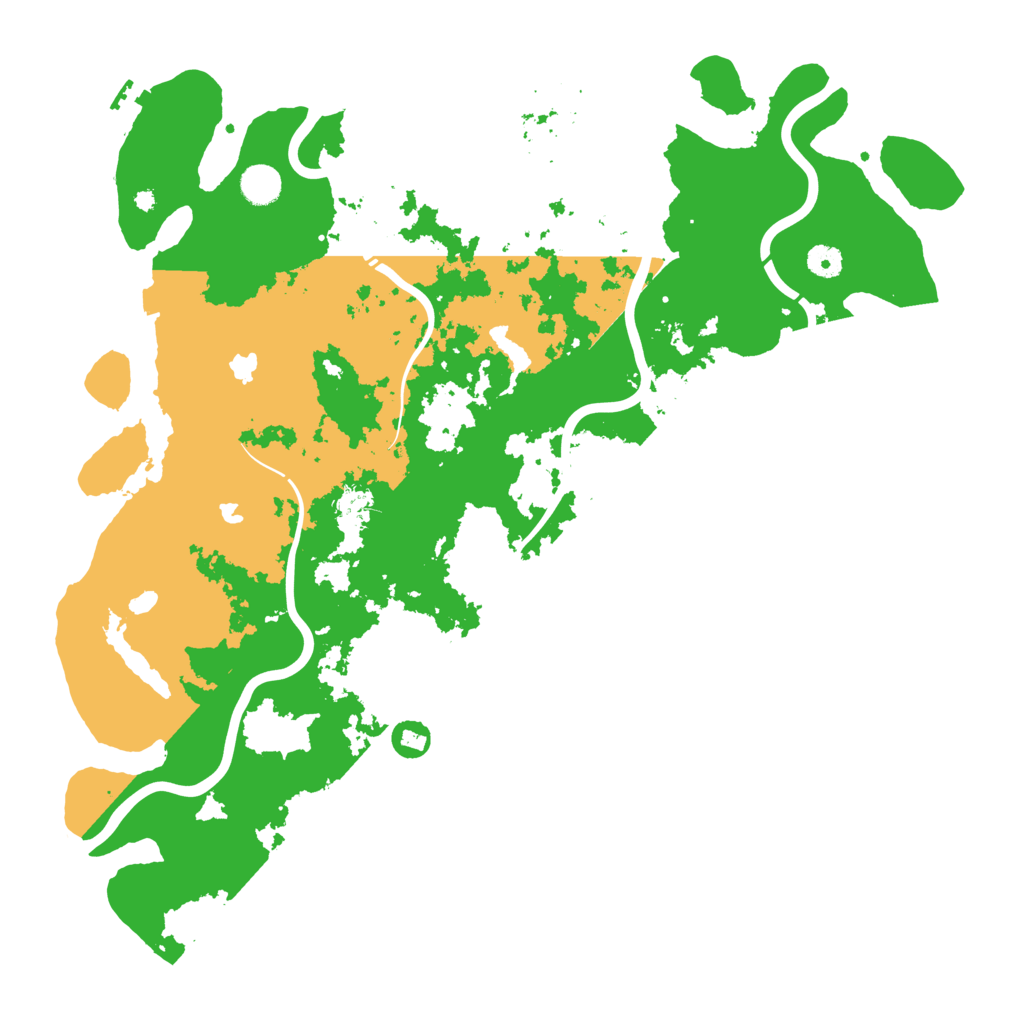 Biome Rust Map: Procedural Map, Size: 4500, Seed: 6400168