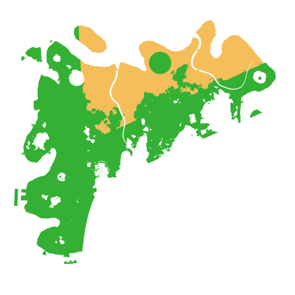 Biome Rust Map: Procedural Map, Size: 3500, Seed: 5361180