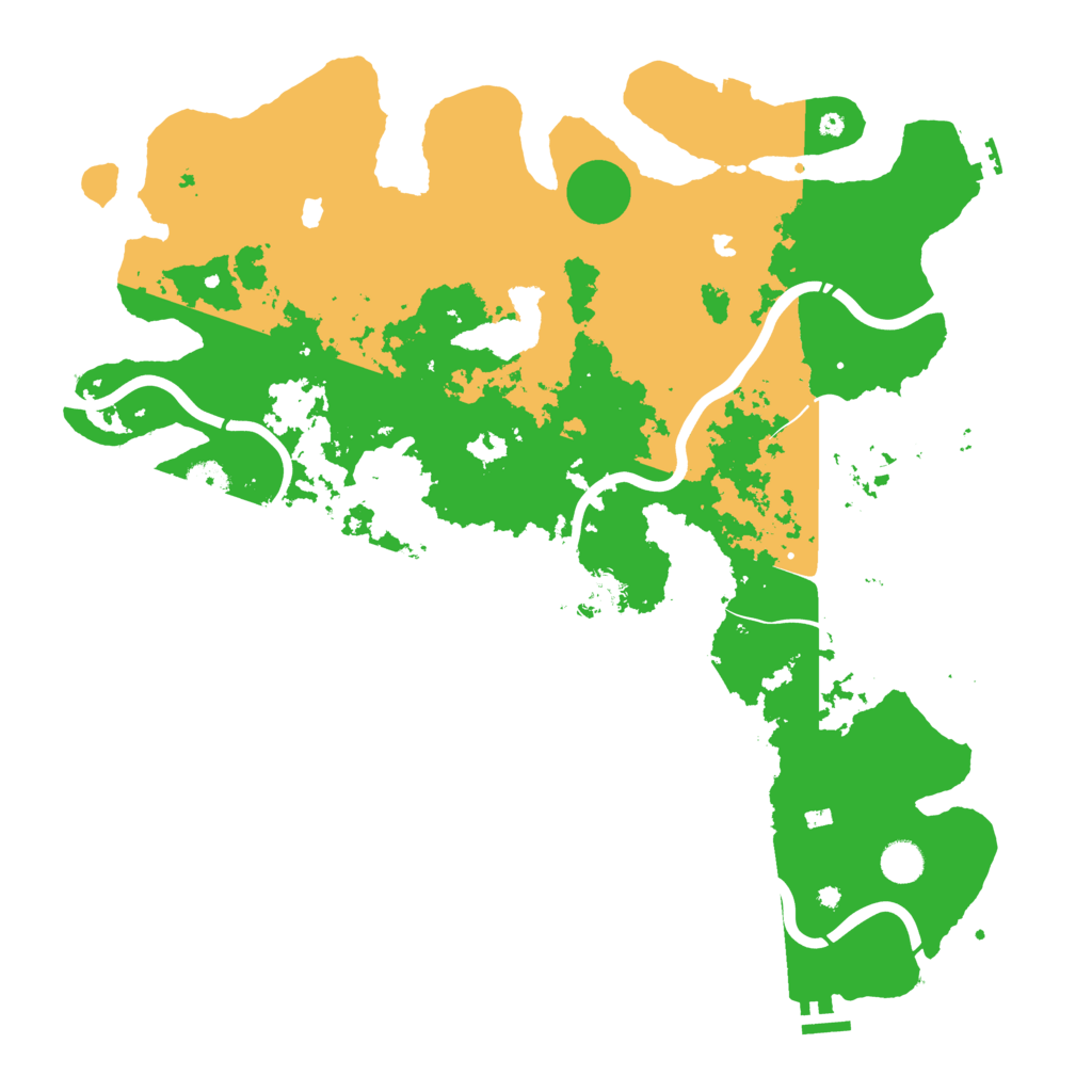 Biome Rust Map: Procedural Map, Size: 4500, Seed: 4823917