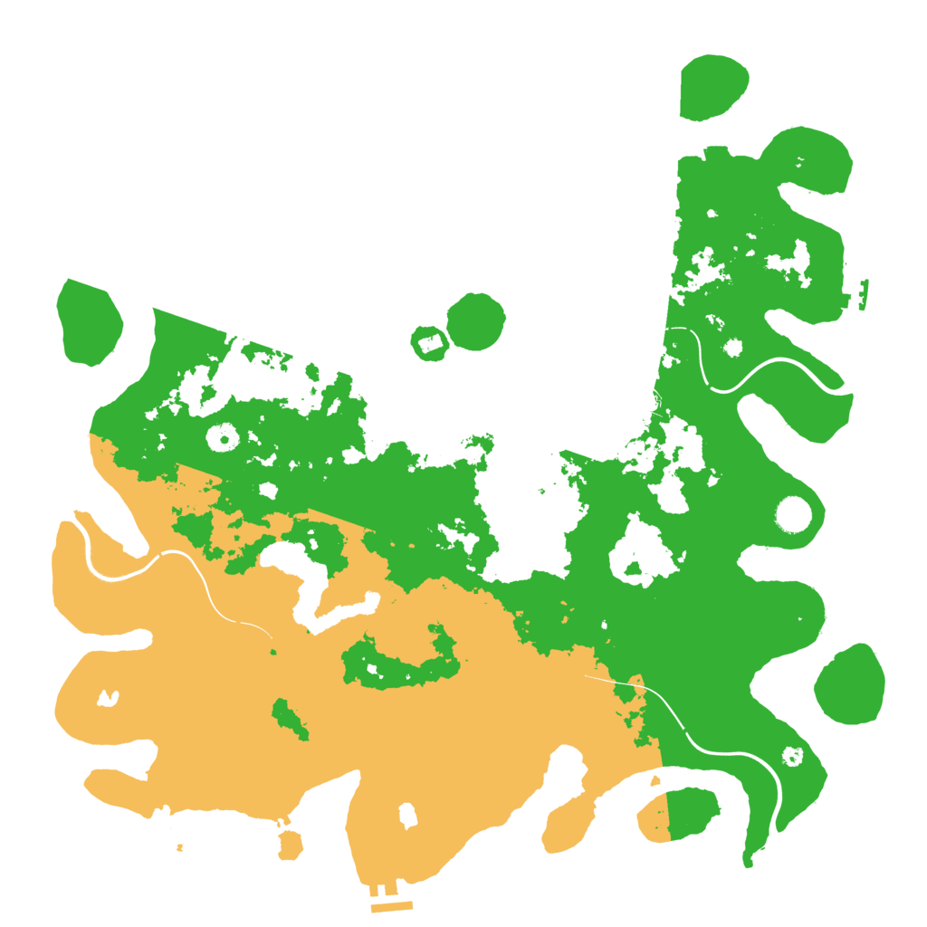 Biome Rust Map: Procedural Map, Size: 4500, Seed: 2770843