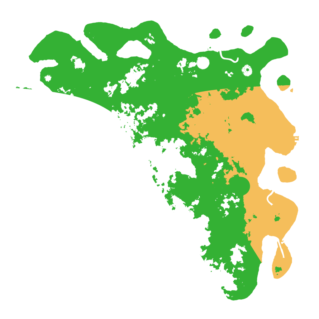 Biome Rust Map: Procedural Map, Size: 4500, Seed: 5311583