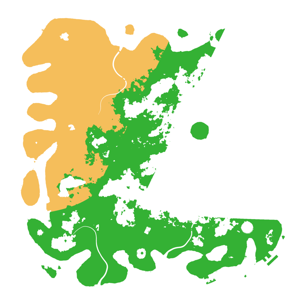Biome Rust Map: Procedural Map, Size: 4500, Seed: 59234