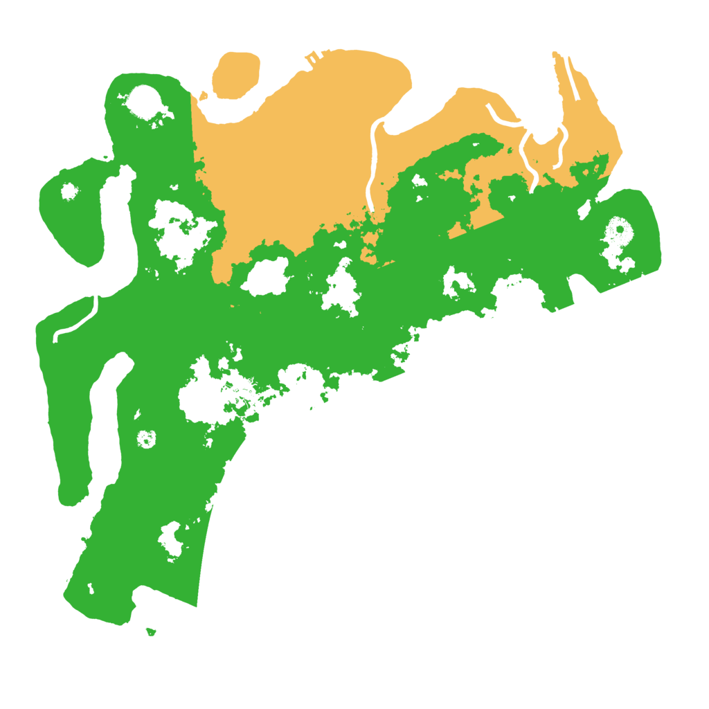 Biome Rust Map: Procedural Map, Size: 3800, Seed: 2208954