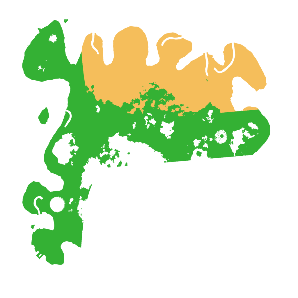 Biome Rust Map: Procedural Map, Size: 3500, Seed: 5407680